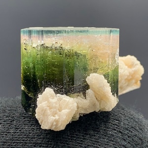 Blue Cab Tricolor Tourmaline Specimen