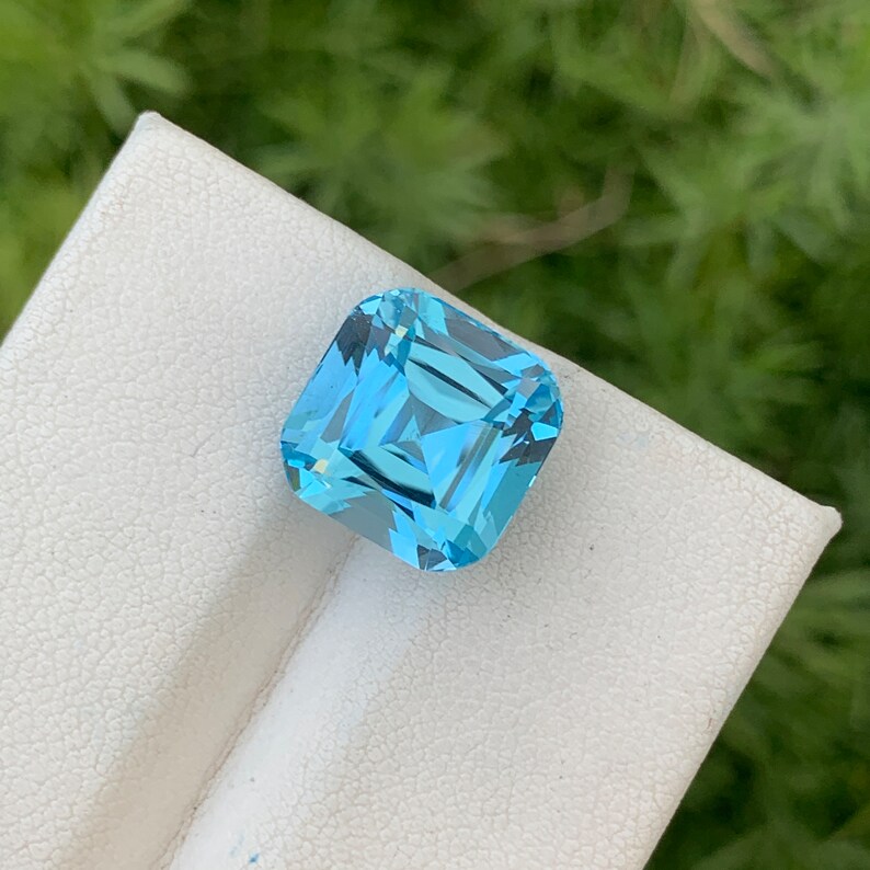 12.60 Carats Loose Topaz, Sky Blue Topaz, Faceted Topaz, Topaz Jewelry