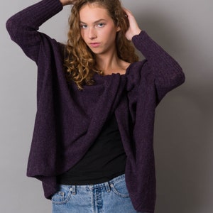 British wool Multiway cardigan jumper image 3