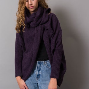 British wool Multiway cardigan jumper image 5