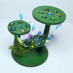 Jumping spider enclosure decor
