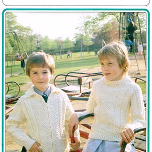 Children&#39;s cardigan knitting pattern