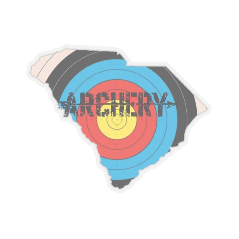 South Carolina Archery Sticker, South Carolina State Archer Sticker ...