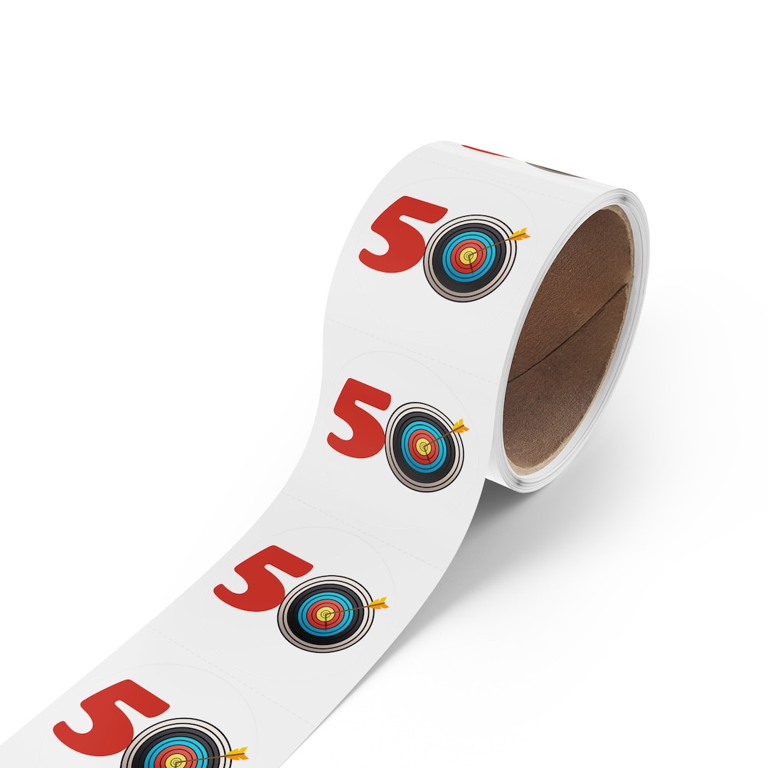 Archery Champion Sticker Bundle, Perfect 50 Round Sticker, Round ...