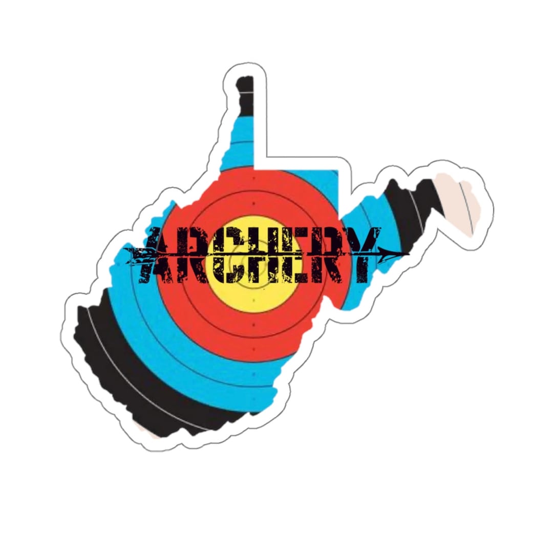 West Virginia Archery Sticker, West Virginia State Archer Sticker ...
