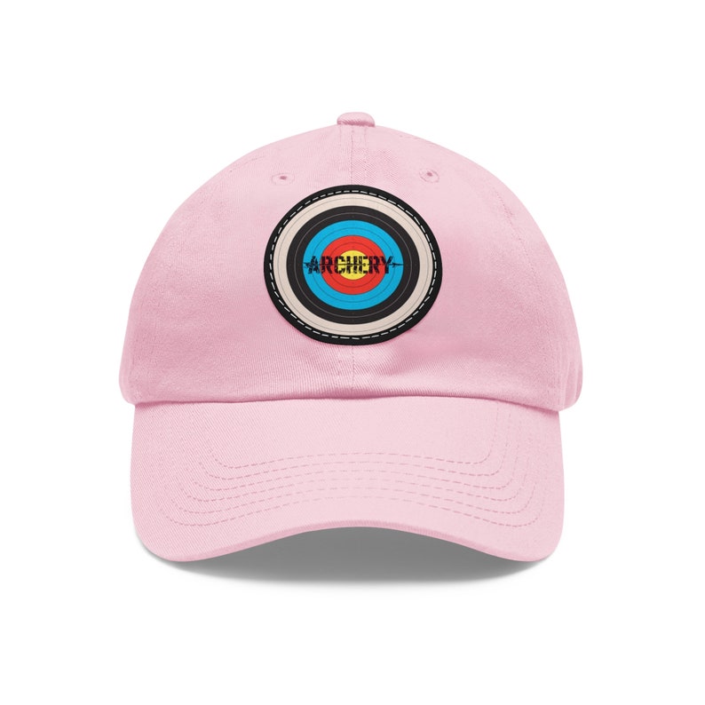 Target Baseball Hat Archery Target Hat With Leather Patch, Archer Ballcap, Bullseye ...