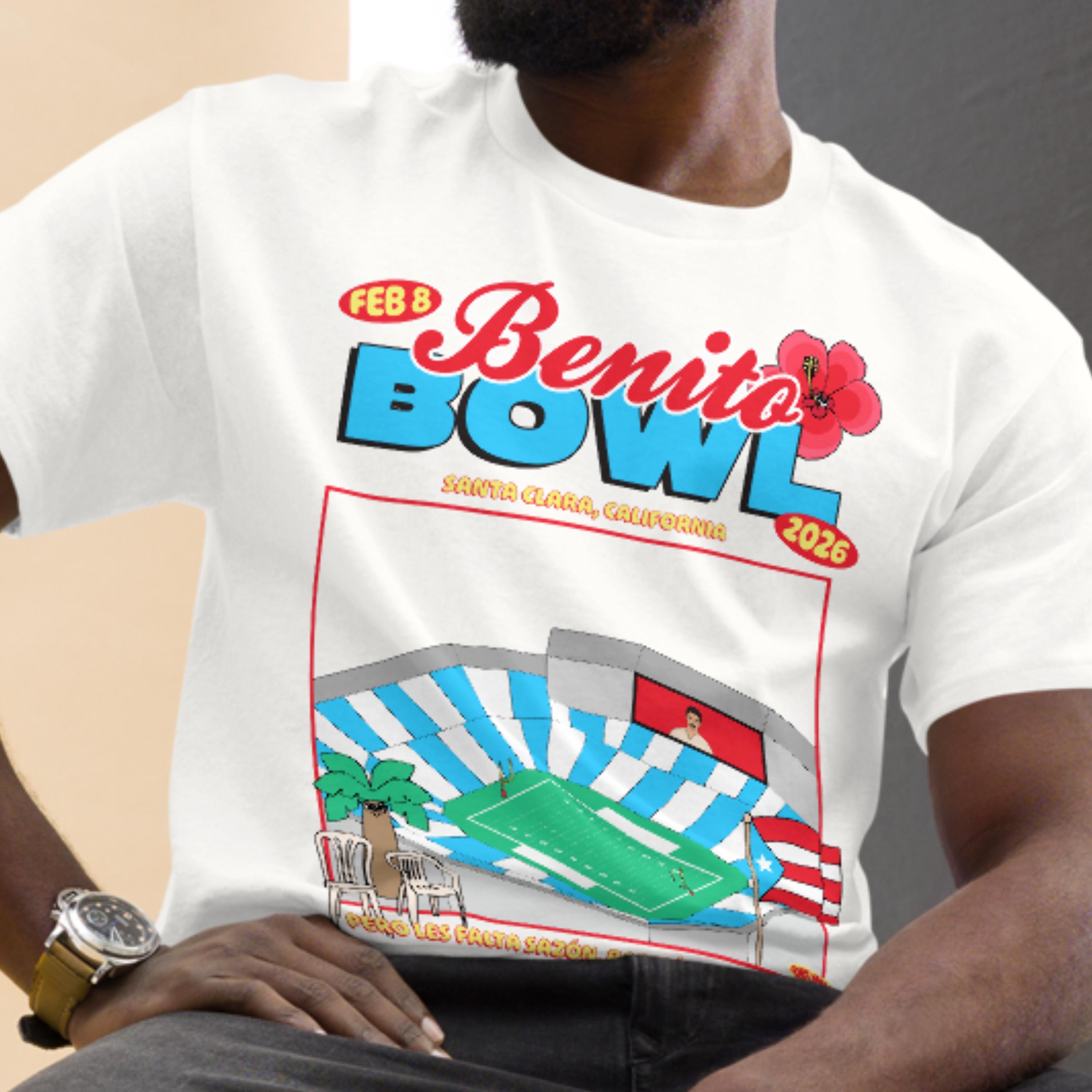 Discover Retro Bad Bunny Graphic Tee  Reggaeton Super Bowl LX Merch - Unisex