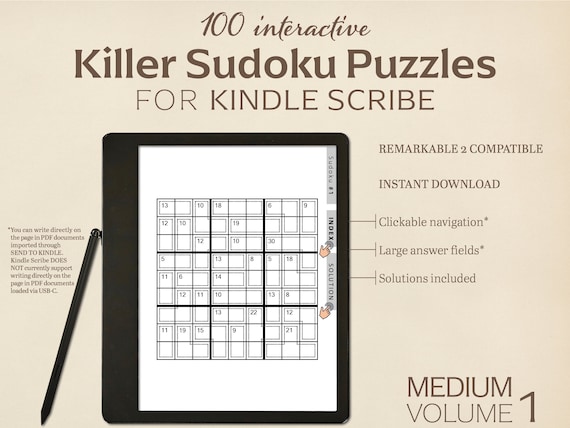 Killer Sudoku Puzzles