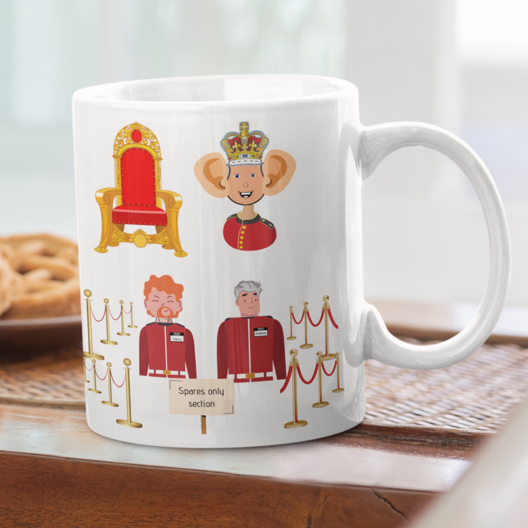 Royal Family Mug Kings Coronation With Heir And Spares To The Throne