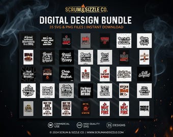 Paquete para barbacoa y parrillada de Scrum Sizzle Co.