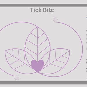 Natural Healing Quick Guide- Tick Bite