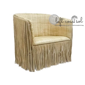 New Modern Fringe Rope Chair | In Stock