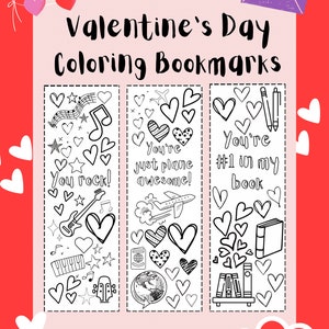 Valentine’s Day Bookmarks