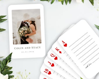 Custom Made To Order Playing Card Collage | Anniversary Gift | Best