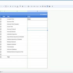 Litigation Management Case Tracker - Simply Manage Your Legal Cases in Excel | Law Firm Case Tracker Attorney Client Management Excel