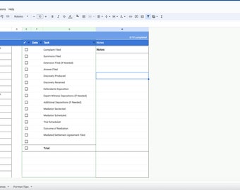 Prozessführung Case Tracker - Einfache Handhabung Ihrer Rechtsfälle in Excel | Kanzlei Case Tracker Attorney Managment Managment Excel