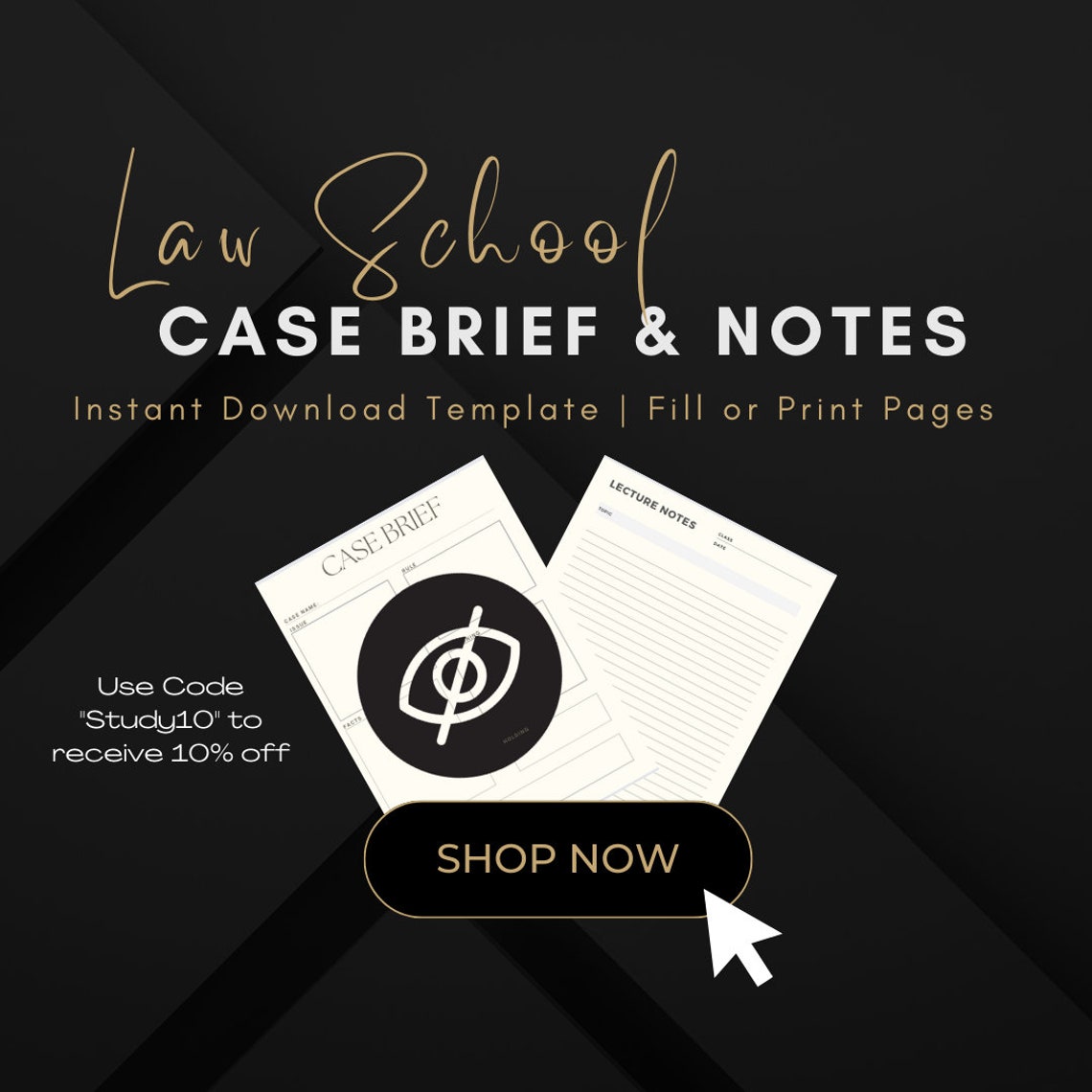 Law School Case Brief & Law School Notes Template Bundle Etsy