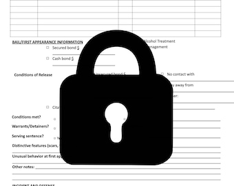 Formulario de admisión de clientes de bufetes de abogados penalistas / Formulario de admisión de clientes para abogados penalistas Bufetes de abogados / Formulario de admisión legal / Abogado penalista