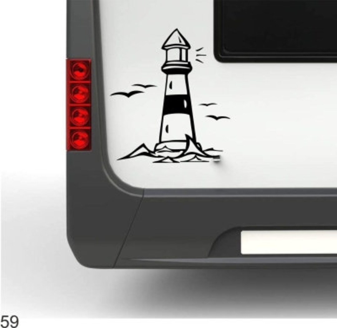 Adesivi Montagna E Bussola Per Auto - 2 Pezzi 56x30cm Vinile Impermeabile Per SUV E Fuoristrada - Foto 2