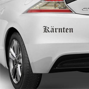 Mooie belettering Karinthië vakantie reizen bergen sticker auto sticker professionele kwaliteit zonder achtergrond sticker