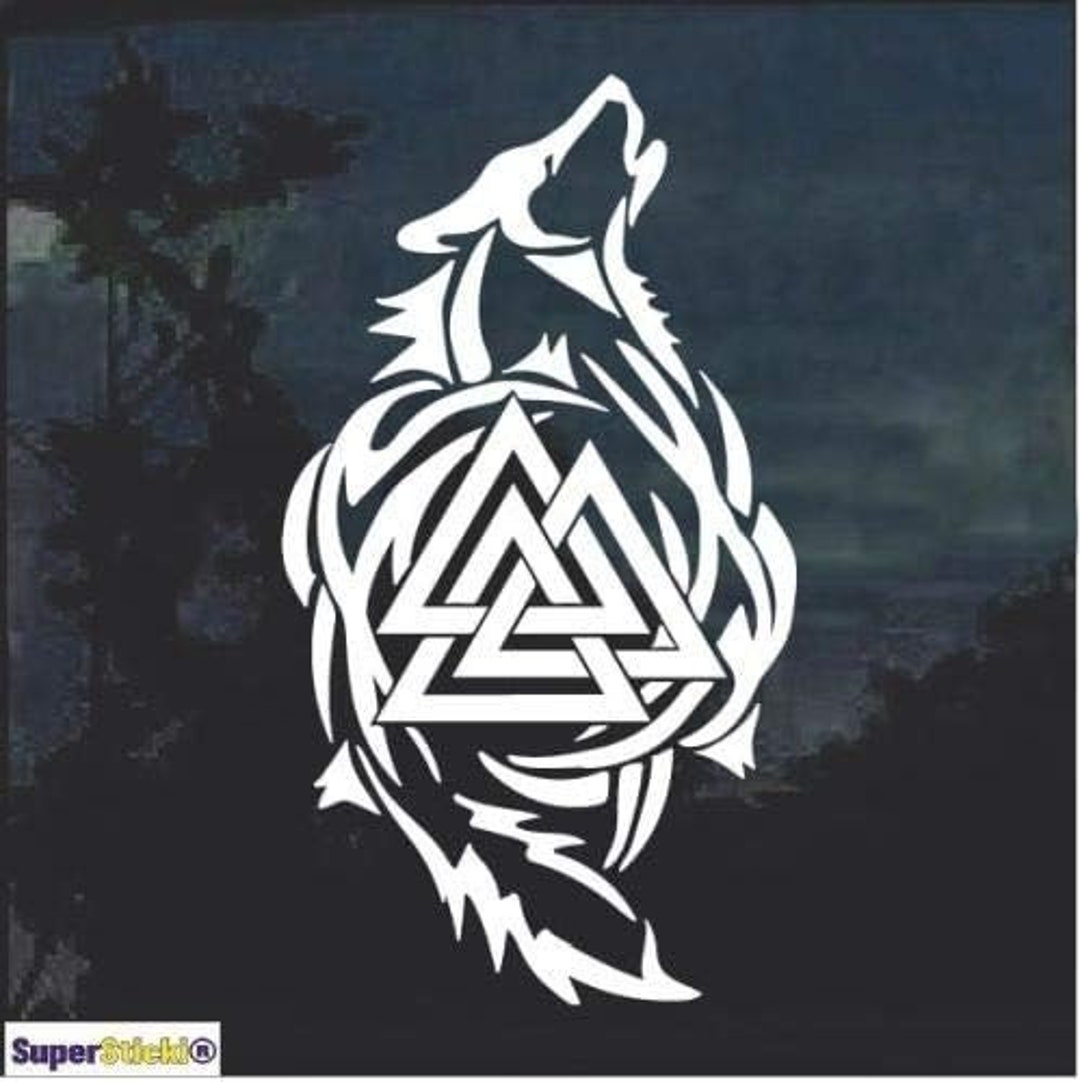 Valknut Wolf Odin Thor Viking Wolf Wolves Approx. 20 Cm Sticker, Car  Sticker, Sticker, Decal, Wall Tattoo, Size Color Adjustable Wotan Knot -  Etsy UK