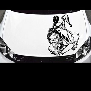 Clown Joker 80 x 40 cm Sticker Car Sticker Car Tuning Sticker