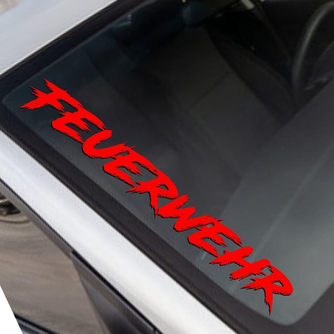 Fire Department Sticker JDM Sticker Car Sticker Size/color CHOOSEABLE ...