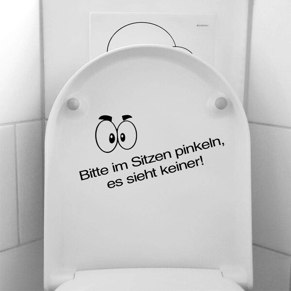 Pinkeln im sitzen Etsy.de