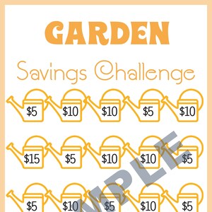 A6 250 Dollar | Garten Blumen Garten | Briefumschläge Challenge | SOFORTIGER DOWNLOAD | Sinkgelder | Sparen | PDF | Einsatz in Kassenbuch |