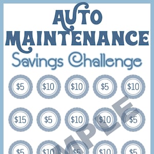 A6 250 Dollar | Autowartung | Briefumschläge Challenge | SOFORTIGER DOWNLOAD | Sinkgelder | Sparen | PDF | Einsatz in Kassenbuch |