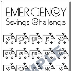A6 250 Dollar | Emergency | Envelopes Challenge | INSTANT DOWNLOAD | Sinking funds | Savings | PDF | Use in Cash binder |