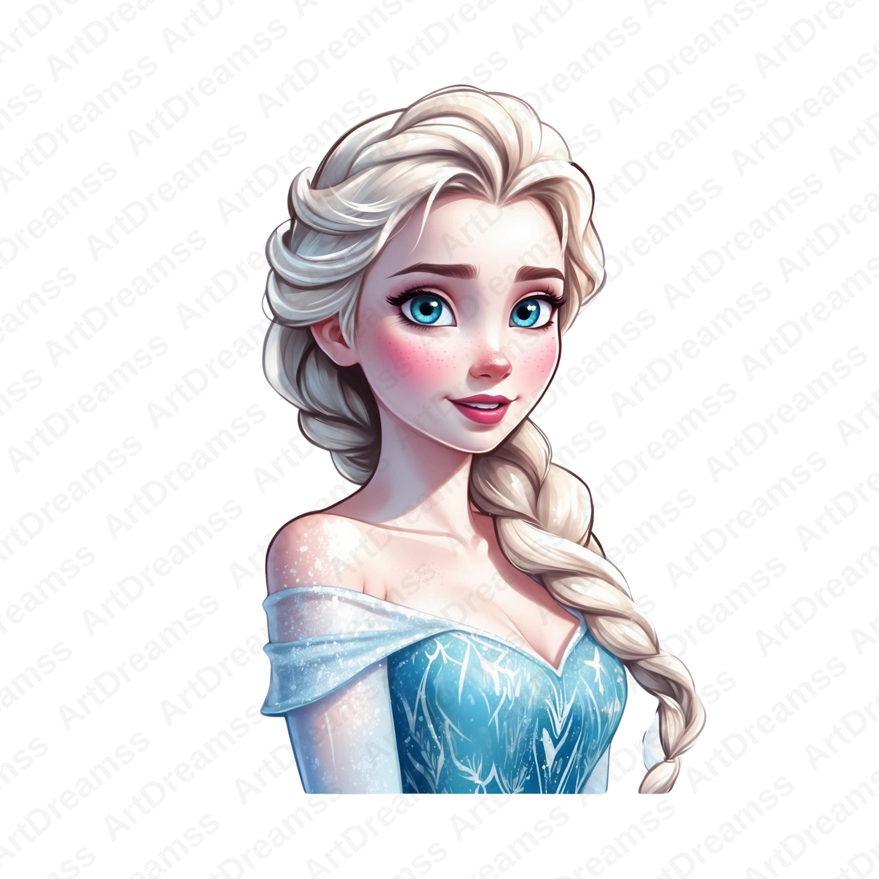 Elsa Princess Graphics Frozen Elsa Clipart PNG, Princess Elsa Digital, Elsa Frozen, Elsa T ...