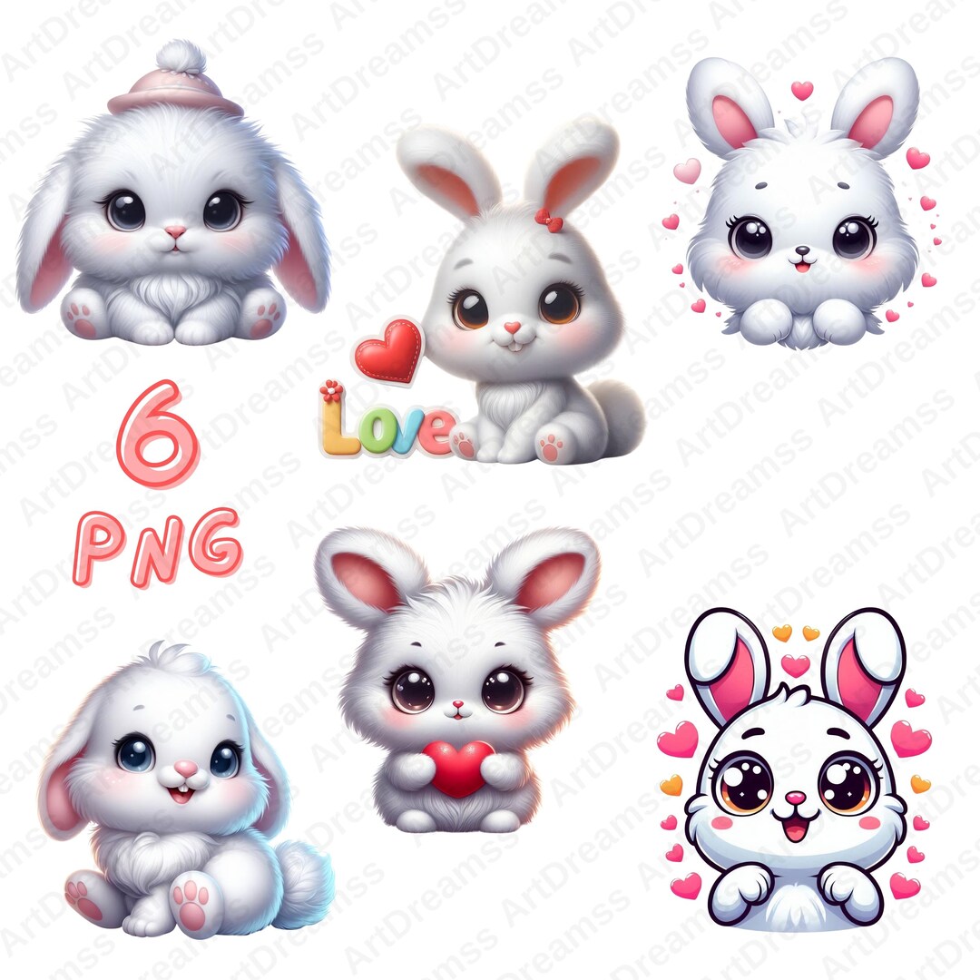Love Rabbit Png Rabbit Clipart, Rabbit Heart, Love, Cute Rabbit PNG, Baby Rabbit ...