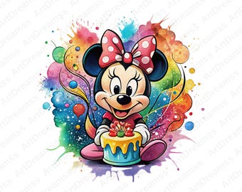 Imágenes prediseñadas de Minnie Mouse, cumpleaños de Minnie de Disney, linda Minnie Mouse PNG, dibujos animados de Minnie Mouse, alta calidad