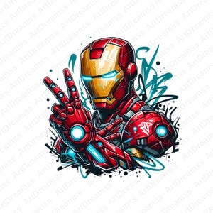 Clipart do Homem de Ferro, Super-herói, Herói da Marvel, Grafite, Vingadores, Homem de Ferro PNG, Alta Qualidade