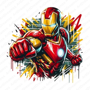 Clipart do Homem de Ferro, Super-herói, Herói da Marvel, Vingadores, Homem de Ferro Splash PNG, Alta Qualidade