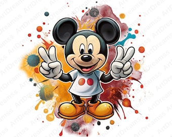 Mickey Mouse Clipart, Mickey Mouse PNG, Cute Mickey Mouse, High Quality