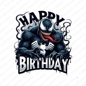 Venom Clipart, Happy Birthday, Venom PNG, Venom Splash, High Quality