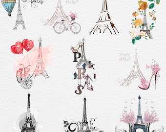 Eiffeltoren transparante png, Eiffel-clipart, Parijs digitale png, hoge kwaliteit