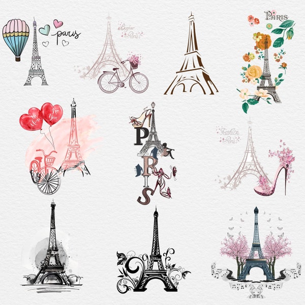 Eiffel Tower Transparent PNG, Paris digital PNG