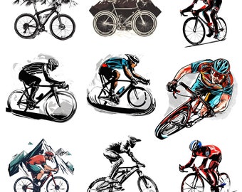 Ciclismo Clipart PNG, Bicicleta PNG, Carreras de bicicletas, Bicicleta transparente, Bicicleta de montaña, Bicicleta digital, Alta calidad