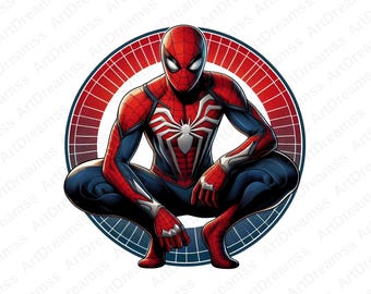 Spiderman Clipart, Superhero PNG, Avengers, Cute Spiderman, High Quality