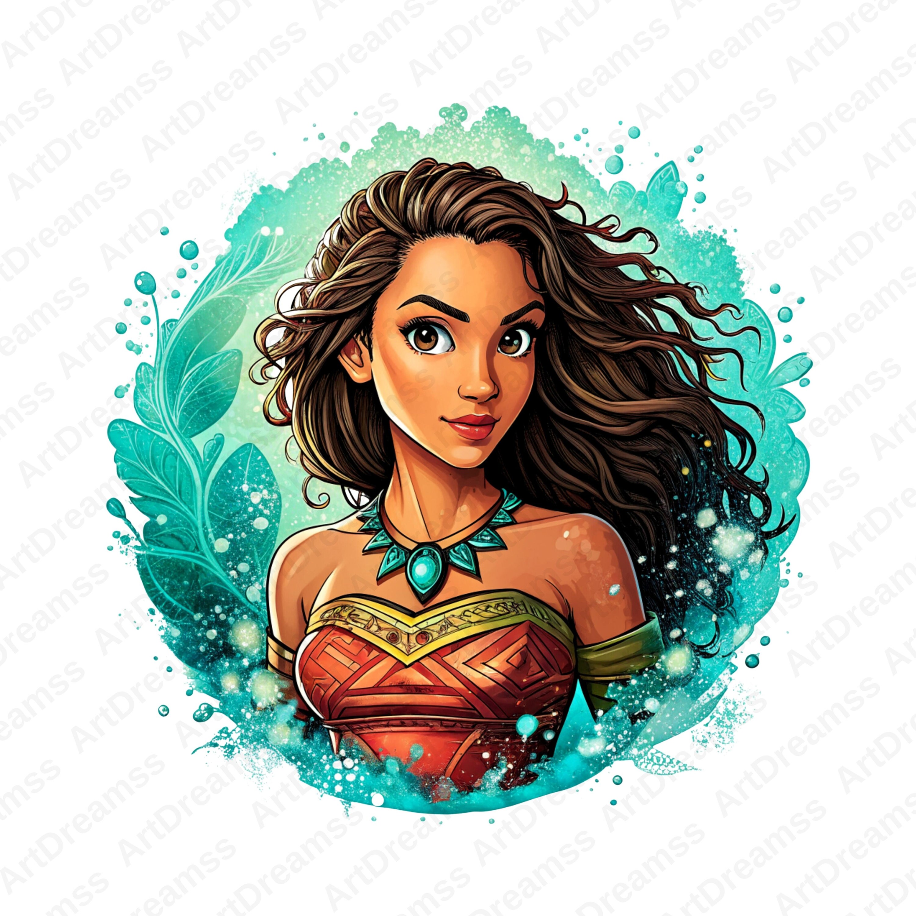 Moana Clipart, Cute Moana, Moana PNG, Moana Printable Design, Beauty