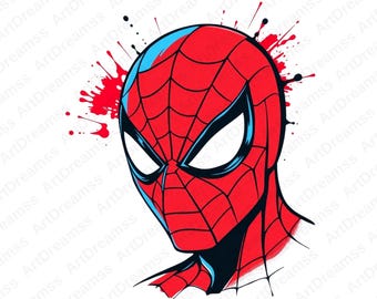Spiderman Clipart, Superhero PNG, Avengers, Spiderman Splash, High Quality