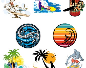 Surfing Clipart PNG, Summer Surfing PNG, Surfer Transparent, Surfing Shirt Design, Surf Digital, High Quality