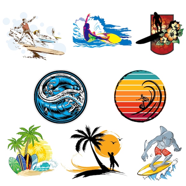 Surfing Clipart PNG, Summer Surfing PNG, Surfer Transparent, Surfing Shirt Design, Surf Digital, High Quality