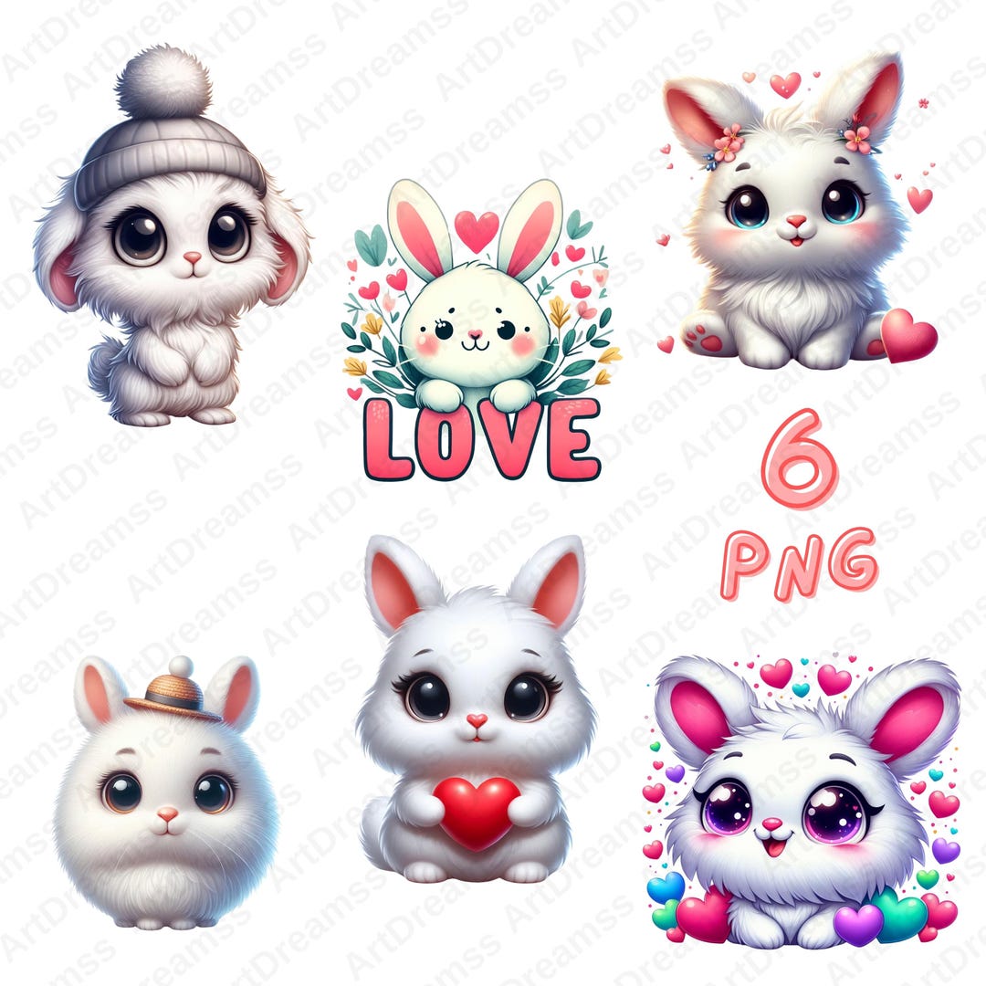 Love Rabbit Png Rabbit Clipart, Rabbit Heart, Love, Cute Rabbit PNG, Baby Rabbit ...