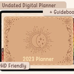 Digital Planner, Goodnotes Planner, Notability Planner, Undated 2023 Planner, Daily Planner, Weekly Planner, Monthly Planner, ADHD Planner