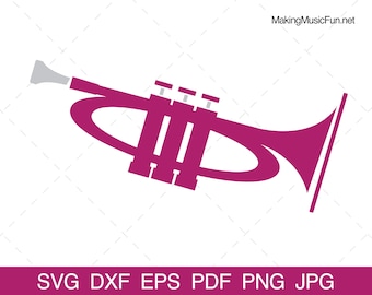 Trumpet SVG PNG Clipart: Vector Cut File (digital Download) - Etsy Canada