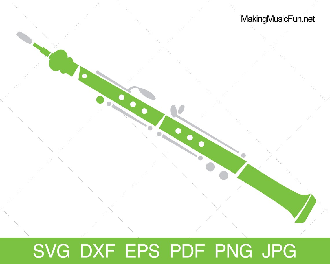 Oboe SVG Cricut & Silhouette Cut Files. Oboe Orchestra Musical